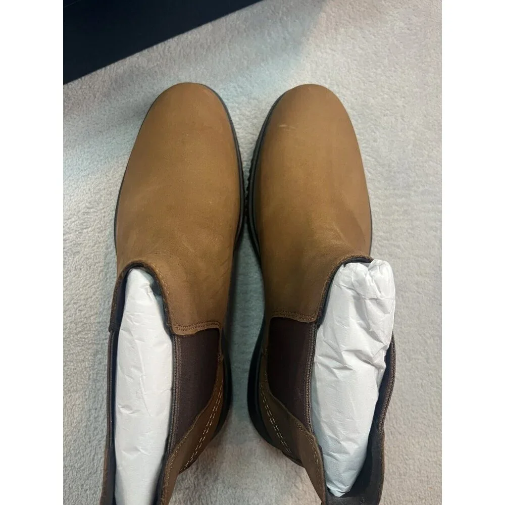 New Cole Haan‎ Men's Size 8 Grand Plus Chelsea Boot Brown Lumber/Java C38789